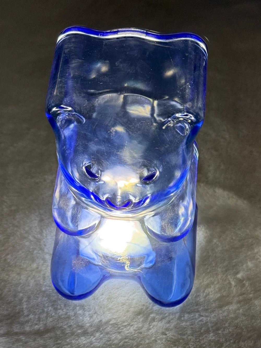 Room 2 Room Blue Light Up Bear Lamp LED Gummy Bear Light Battery Operated